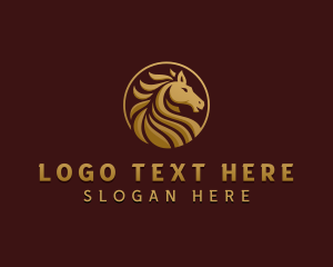 Animal Head - Horse Stallion Investment logo design