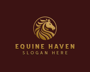 Horse Stallion Investment logo design