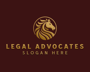 Horse Stallion Investment logo design