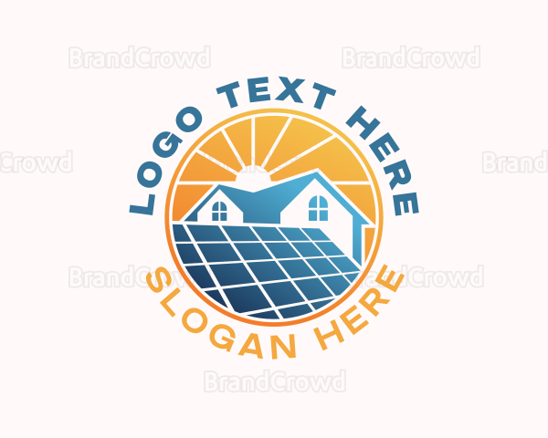 Renewable Solar Energy Logo