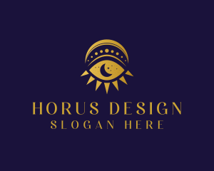 Horus - Mystic Moon Eye logo design