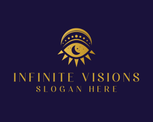 Visionary - Mystic Moon Eye logo design