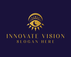 Visionary - Mystic Moon Eye logo design