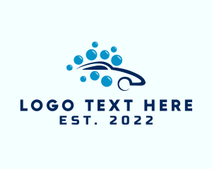 Clean - Auto Car Wash Cleaning logo design