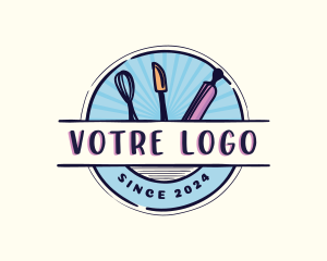 Playful - Kitchen Bakery Cookware logo design