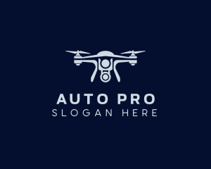 Quadrotor Drone Camera Logo
