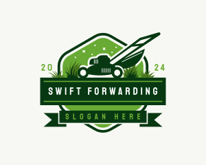 Grass Cutter Landscaping logo design