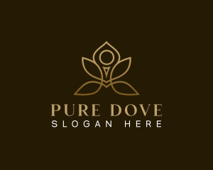 Yoga Lotus Spa logo design