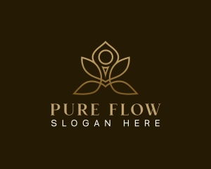 Yoga Lotus Spa logo design