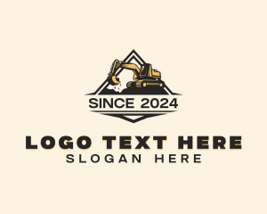 Mining - Industrial Excavator Contractor logo design