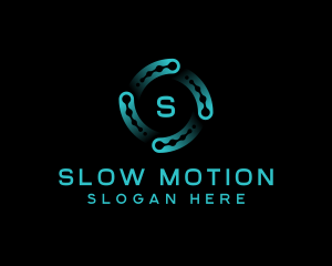 Technology AI Motion logo design