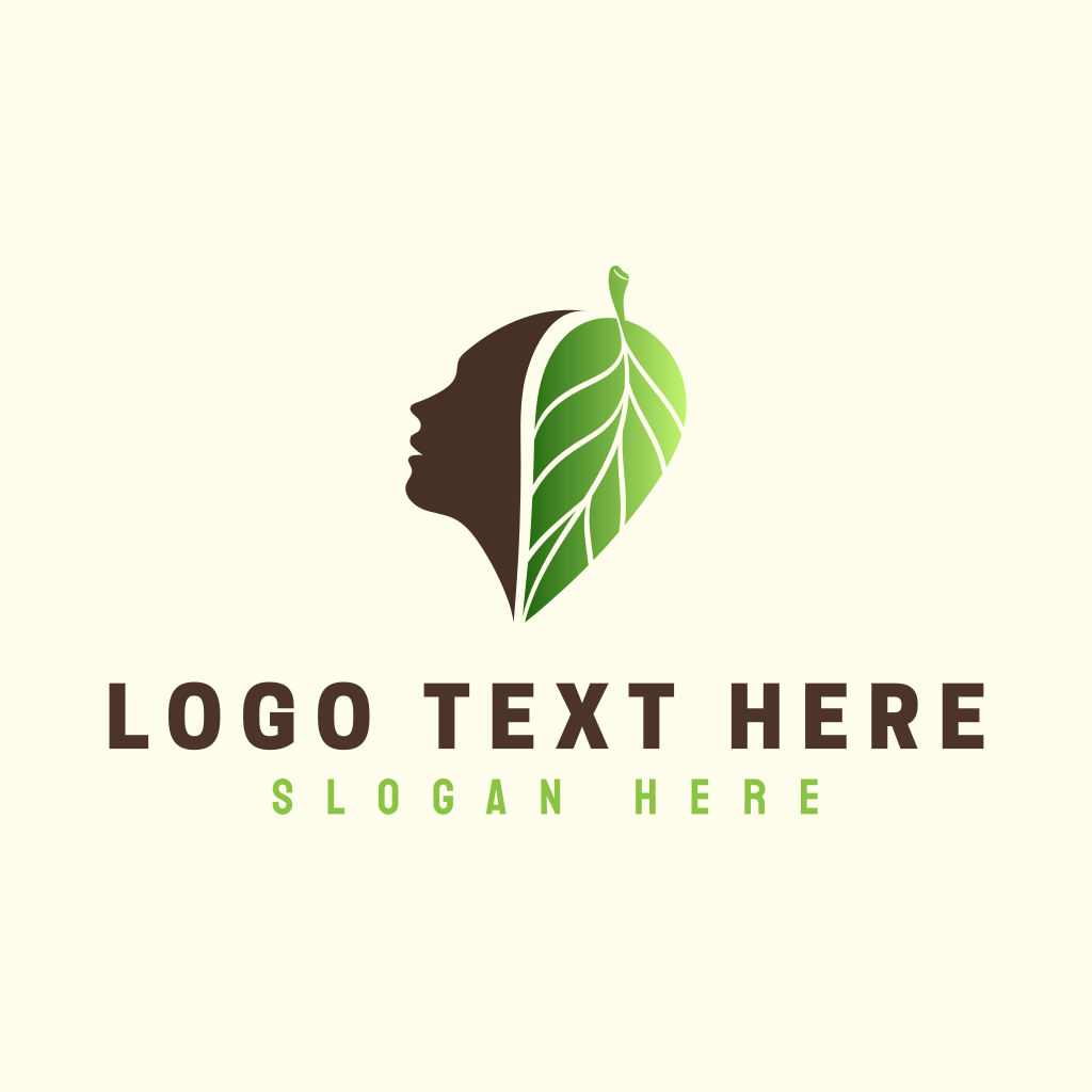 Head Leaf Nature Logo | BrandCrowd Logo Maker