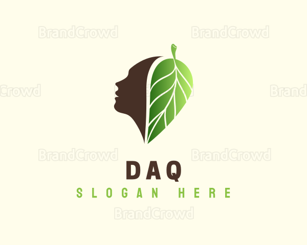 Head Leaf Nature Logo