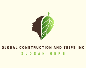 Nature Conservation - Head Leaf Nature logo design