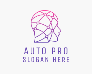 Artificial Intelligence Digital Human  Logo