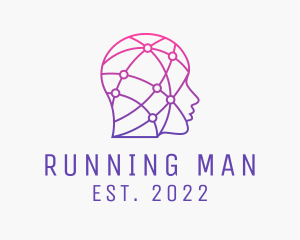 Artificial Intelligence Digital Human  logo design