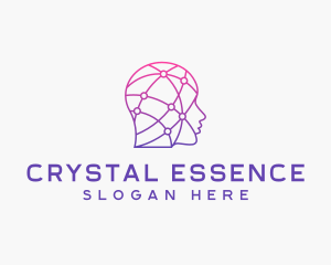 Artificial Intelligence Digital Human  logo design