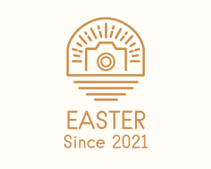 Fashion Photography - Sunburst Camera Badge logo design