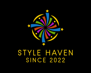 New Year - Starburst Event Organizer logo design