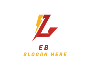 Electric - Lightning Letter L logo design