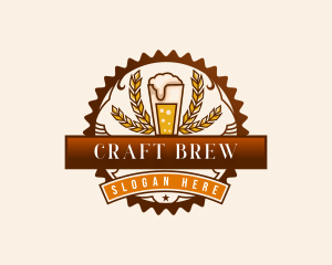 Pint Glass Brewery logo design