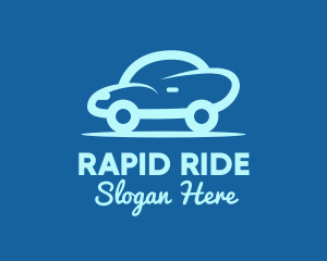 Cab - Small Blue Car logo design