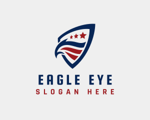 American Eagle Shield logo design