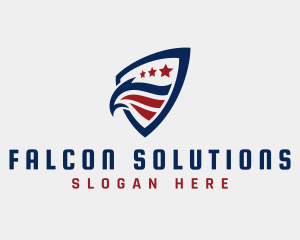 American Eagle Shield logo design