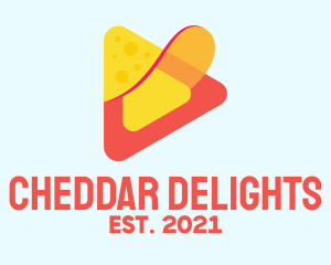 Cheddar - Cheese Media Player logo design