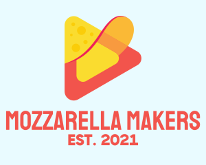 Mozzarella - Cheese Media Player logo design