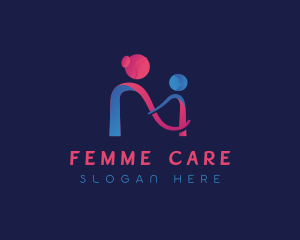 Gynecology - Mother Parenting Letter M logo design