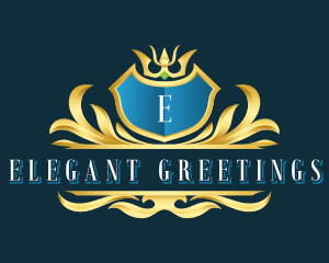 Elegant Royal Crest logo design