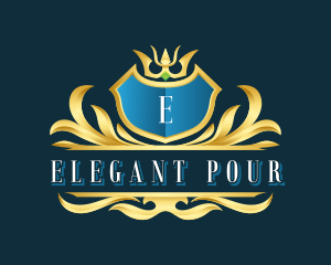 Elegant Royal Crest logo design