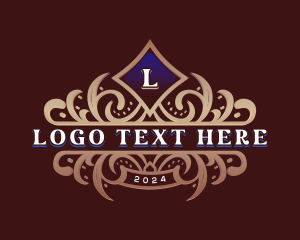 Luxury Decorative Royal Crest  logo design