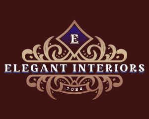 Luxury Decorative Royal Crest  logo design