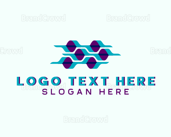 Hexagon Biotech Waves Logo