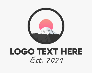 Travel Agency - Mount Fuji Japan logo design