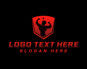 Soldier - Military Fitness Shield logo design