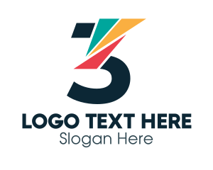 Shattered - Colorful Mosaic Three logo design