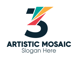 Mosaic - Colorful Mosaic Three logo design