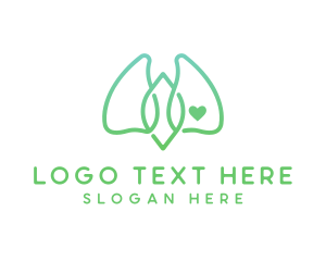 Oxygen - Heart Lungs Clinic logo design