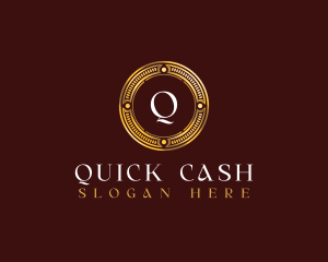 Coin Currency Cash logo design