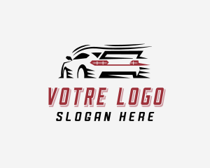 Sports Car Racing Logo