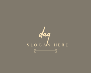 Simple Elegant Signature Logo