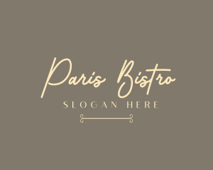 Simple Elegant Signature logo design