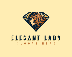 Lady - Lady Hair Stylist logo design