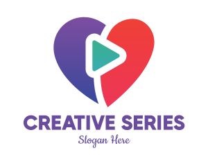 Series - Heart Media Streaming logo design