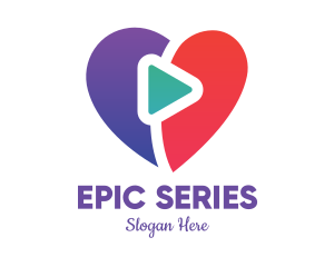 Series - Heart Media Streaming logo design