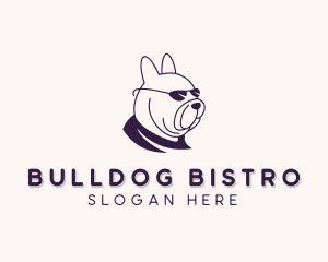 Dog Pet Bulldog  logo design