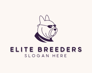 Dog Pet Bulldog  logo design